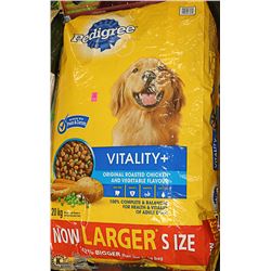 TWO 20KG BAGS PEDIGREE ORIGINAL ROASTED