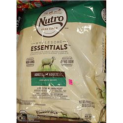 TWO 13.61KG BAGS OF NUTRO LAMB AND RICE RECIPE
