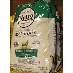 FOUR 13.61 KG BAGS OF NUTRO LAMB AND RICE RECIPE