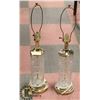 Image 1 : CRYSTAL /  BRASS TABLE LAMPS - SET OF 2