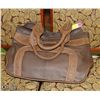 Image 1 : NEW TWO TONED BROWN LADIES PURSE, COMES WITH