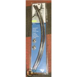 CURVED SHOWER CURTAIN ROD- ADJUSTABLE
