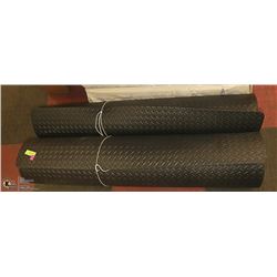 2 ROLLS OF FOAM MATTING (CHECKER PLATE DESIGN)