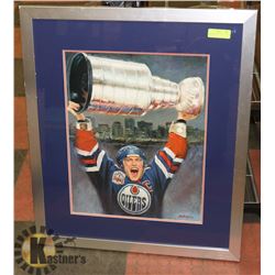 MARK MESSIER STANLEY CUP PRINT 28 X 33 1/2"