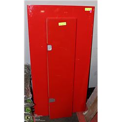 RED TABLE SOLD WITH SHELF