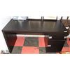 Image 1 : BLACK DESK  55" X 25" X 29"