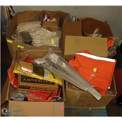 SMALL PALLETOF WORKWEAR GLOVES, TOOLS AND MORE