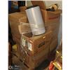 Image 1 : PALLET OF HEAVY DUTY FILTERS, WORK SHOES AND MORE