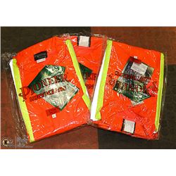 LOT OF 3 PIONEER DRYKING HI-VISRAIN JACKETS