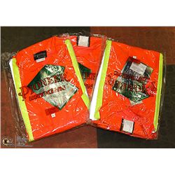 LOT OF 3 PIONEER DRYKING HI-VISRAIN JACKETS