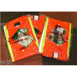 LOT OF 3 PIONEER DRYKING HI-VISRAIN JACKETS