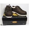Image 1 : LUGZ DARK BROWN / CREAM MENS SHOES - SIZE 9.5