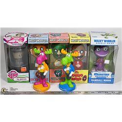 FLAT OF ASSORTED WACKY WOBBLER BOBBLE HEADS