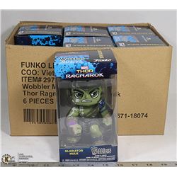 BOX OF 6 THOR RAGNAROK BOBBLE HEADS