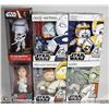 Image 1 : FLAT OF 6 STAR WARS COLLECTIBLE FIGURES