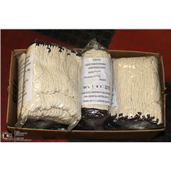 LOT OF 8 DOZEN COTTON WORK GLOVES