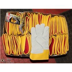 LOT OF 30 PAIRS OF NEW WORK GLOVES