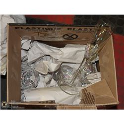 CARNIVAL - 4 LOG STEM CHAMPAGNE GLASSES WITH