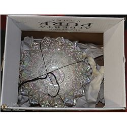 FOSTORIO - 1 DOUBLE DECKER OF TWO PLATES, 1 FLAT