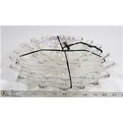 CARNIVAL - 3 BOWLS, 2DESSERT DISH, 1 CANDLE