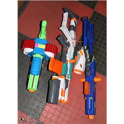 LOF OF 3 NERF GUNS
