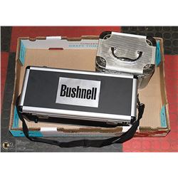 LOT OF 2 LOCKABLE BOXES WITH KEYS