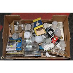 LOT OF ASSORATED LIGHT BULBS