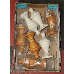 7 - 9" WOOD FINIALS