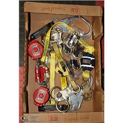 BOX OF ASSORTED FALL LIMITERS- VARIOUS EXP DATES