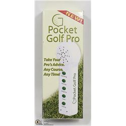 NEW SEALED POCKET GOLF PRO RECORDER