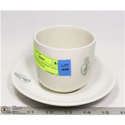 ROYAL  AUSTRALIAN NAVY TEA CUP AND PLATE VIETNAM