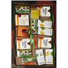 Image 1 : FLAT OF ASSORTED  TEA BAGS - MIGHTY LEAF TEA, TAZO