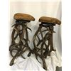 Image 1 : Custom Made Elk Antler Bar Stools