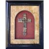Image 9 : Framed Inspirational Cross Three Dimensional Shadowbox Art under Glass Interior Size 24x30 Exterior 