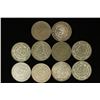 Image 1 : 10 ASSORTED 1957-1967 MEXICO .100 SILVER PESOS