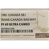 Image 3 : 1981 CANADA TRAN-CANADA RAILWAY SILVER DOLLAR