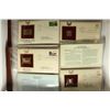 Image 1 : 8 ASSORTED 1ST DAY ISSUE ENVELOPES WITH GOLD