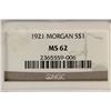 Image 3 : 1921 MORGAN SILVER DOLLAR NGC MS62