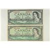 Image 1 : 2-1954 CANADA $1 BILLS