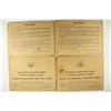 Image 2 : 4-US WWII RATION BOOKS PARTIALLY USED. TWO BOOK #3