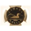 Image 1 : 2008 CANADA LOON DOLLAR NGC PF69 ULTRA CAMEO