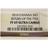 Image 3 : 2010 CANADA RETURN OF THE TYEE SILVER $3