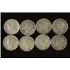 Image 1 : 8 ASSORTED 1940'S MERCURY DIMES