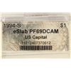 Image 3 : 1994-S US CAPITOL SILVER DOLLAR PROOF