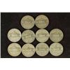 Image 2 : 10 ASSORTED 35% SILVER JEFFERSON WAR NICKELS