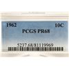 Image 3 : 1962 SILVER ROOSEVELT DIME PCGS PR68