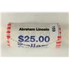 Image 1 : $25 ROLL OF 2010 ABRAHAM LINCOLN PRESIDENTIAL