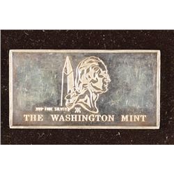 19.9 GRAM .999 FINE SILVER INGOT THE WASHINGTON