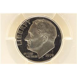 1999-S SILVER ROOSEVELT DIME PCGS PR69 DCAM