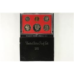 1981 US PROOF SET (WITH BOX)